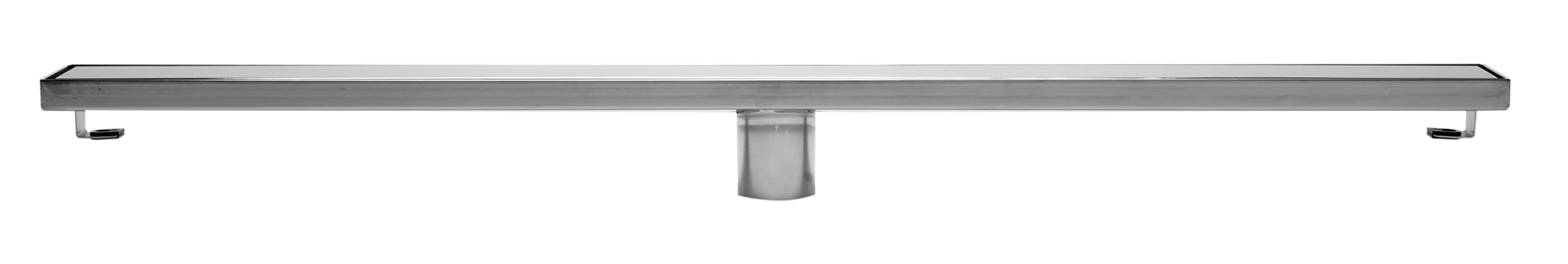 ALFI ABLD36B-PSS 36" Modern Polished Stainless Steel Linear Shower Drain with Solid Cover