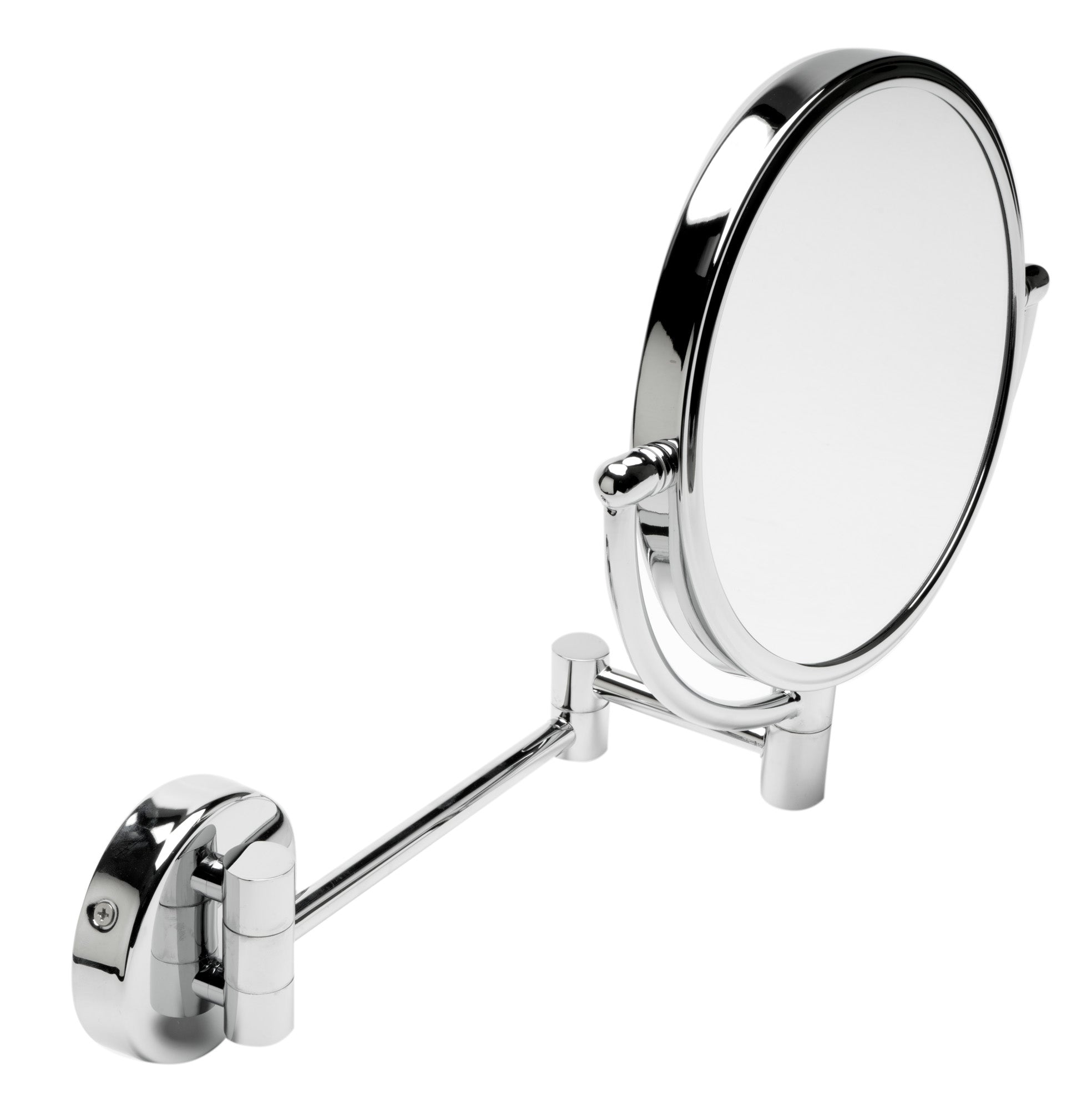ALFI ABM8WR-PC 8" Round Wall Mounted 5x Magnify Cosmetic Mirror