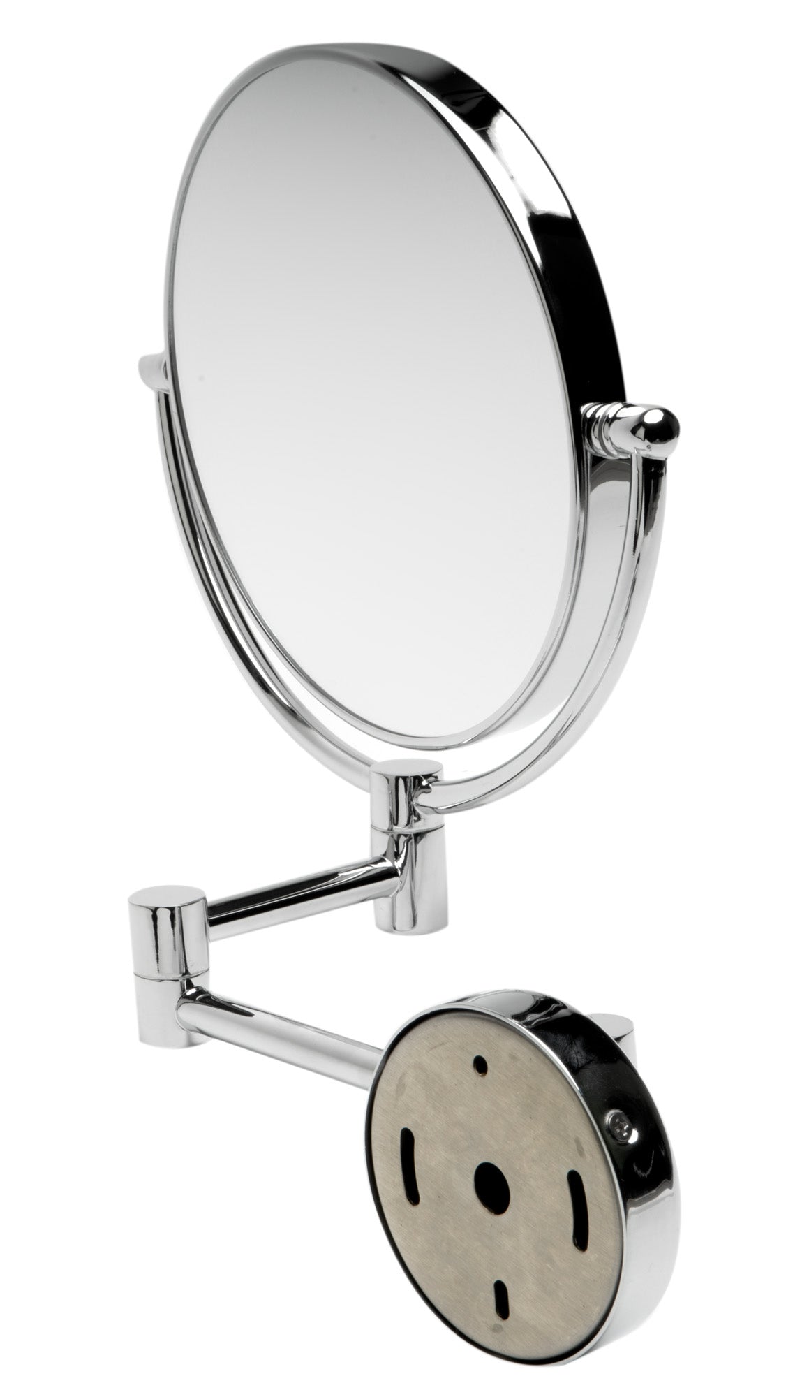 ALFI ABM8WR-PC 8" Round Wall Mounted 5x Magnify Cosmetic Mirror
