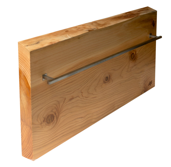 ALFI ABTW3216H 32"x16" Live Edge Cedar Wood Towel Warmer