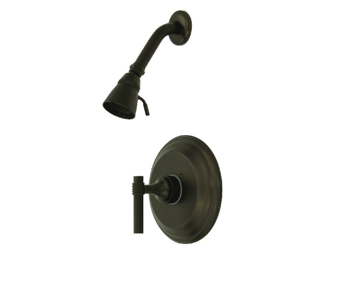 Kingston Brass KB2635MLSO Milano Single-Handle Pressure Balanced Shower Faucet, Oil Rubbed Bronze