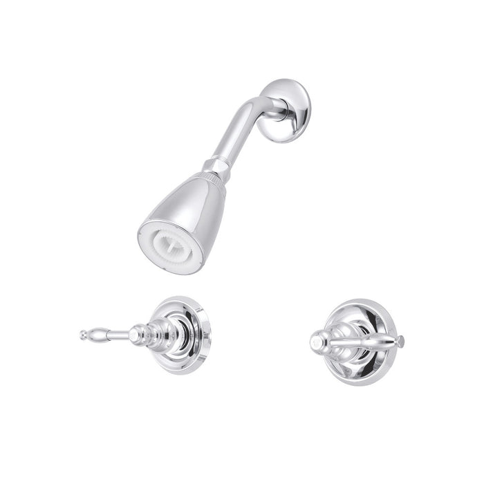Kingston Brass KB241KLSO Knight Double-Handle Shower Faucet, Polished Chrome