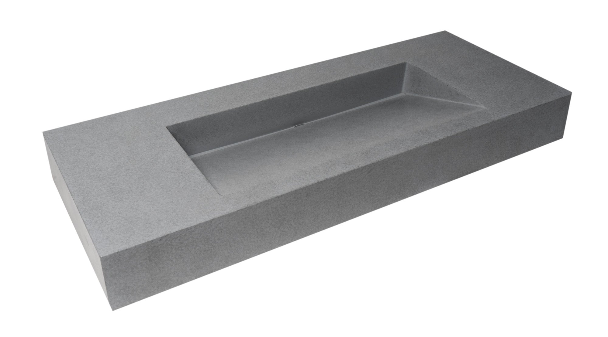ALFI ABCO48R 48" Solid Concrete Rectangular Countertop Sink