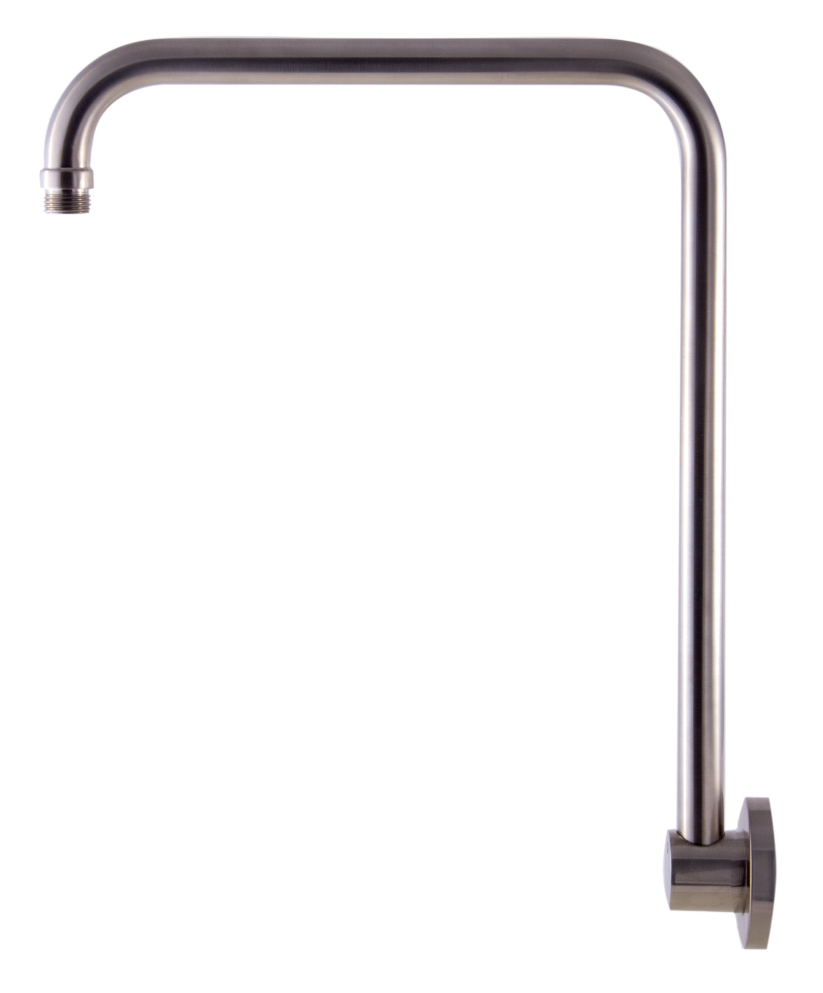 ALFI AB12GRW-BN Brushed Nickel 12" Round Raised Wall Mounted Shower Arm