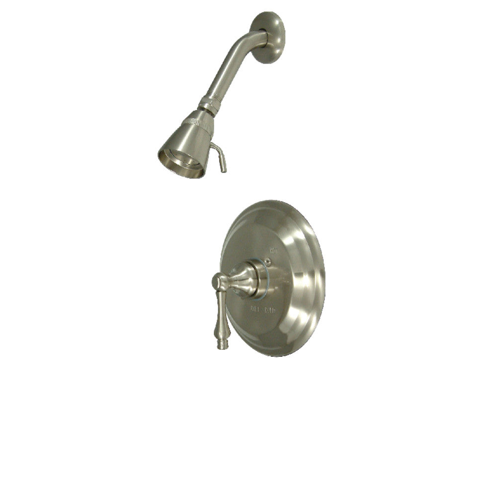 Kingston Brass KB3638ALSO Restoration Single-Handle Pressure Balanced Shower Faucet, Brushed Nickel