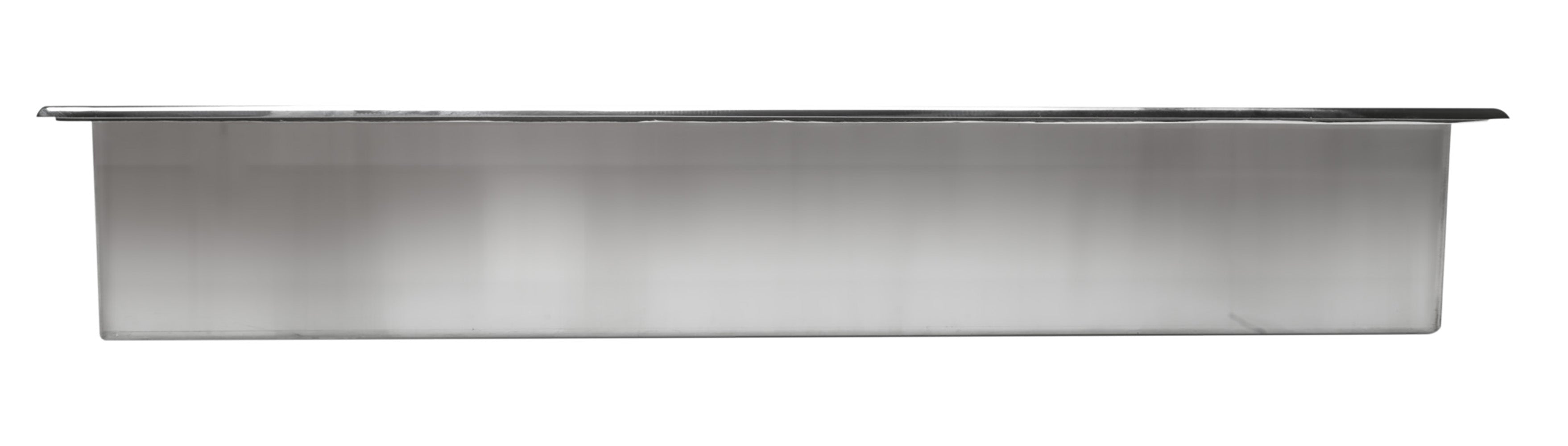 ALFI ABN2412-PSS 24 x 12 Polished Stainless Steel Horizontal Single Shelf Bath Shower Niche