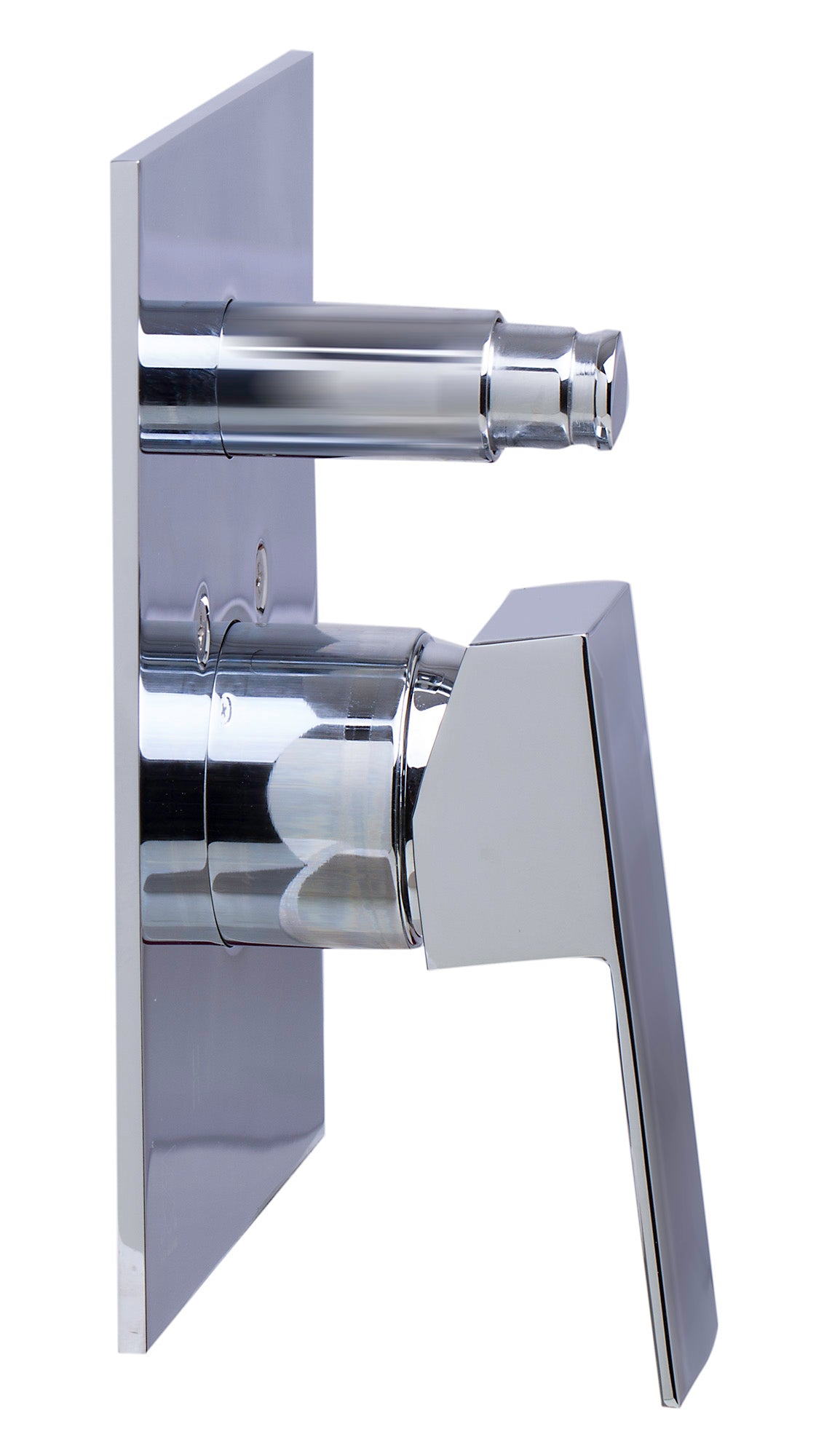 ALFI AB5601-PC Polished Chrome Shower Valve Mixer with Square Lever Handle and Diverter