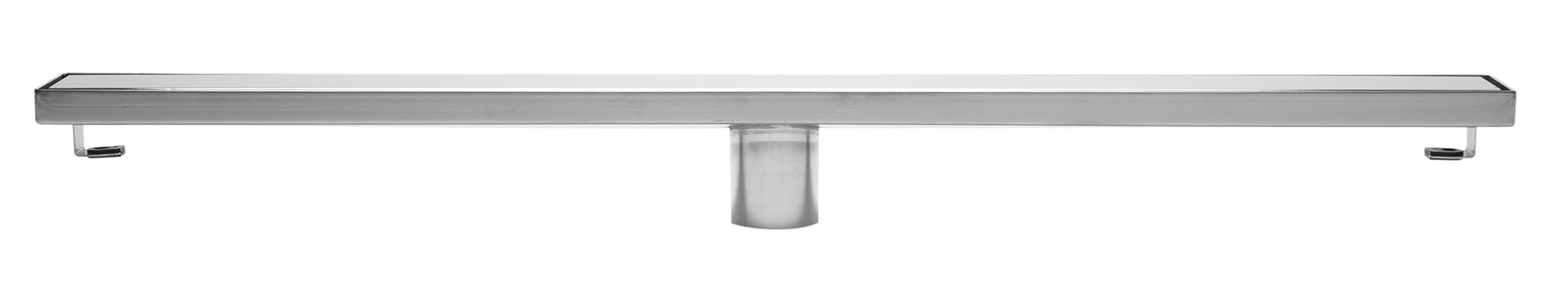 ALFI ABLD32B-PSS 32" Modern Polished Stainless Steel Linear Shower Drain with Solid Cover