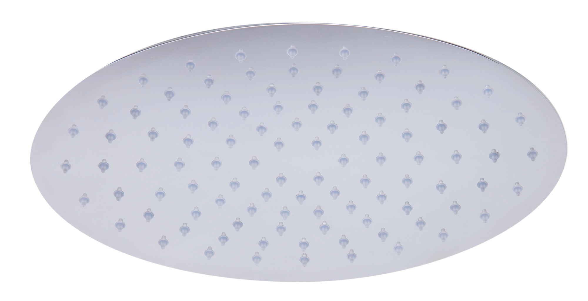 ALFI RAIN128-PSS 12" Oval Polished Solid Stainless Steel Ultra Thin Rain Shower Head