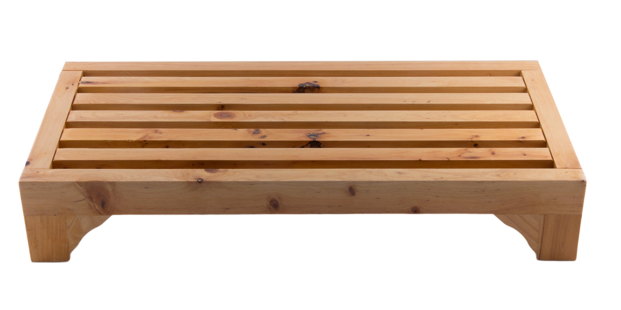 ALFI AB4409 4" Modern Wooden Stepping Stool  Multi-Purpose Accessory