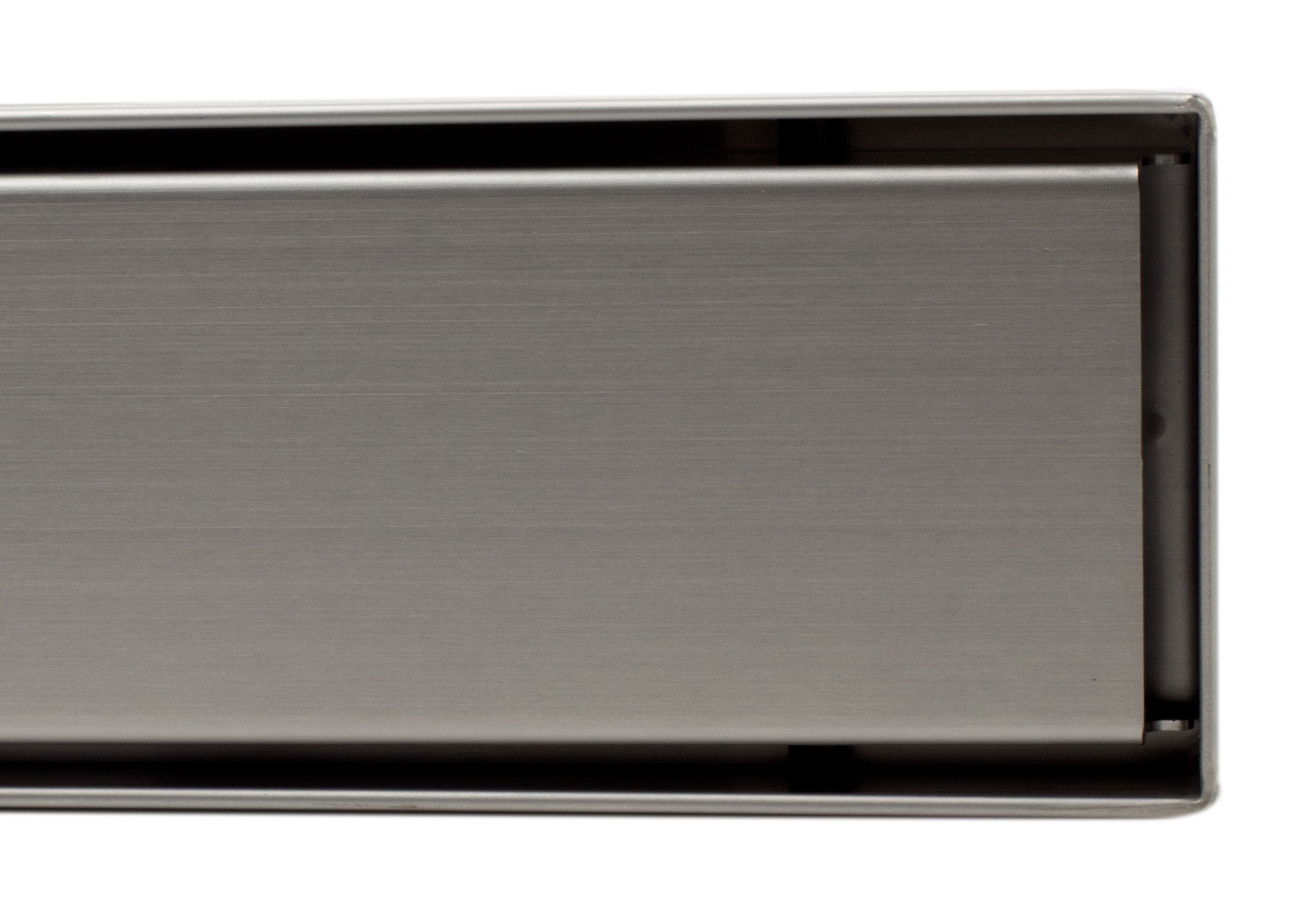 ALFI ABLD32B-BSS 32" Modern Brushed Stainless Steel Linear Shower Drain with Solid Cover