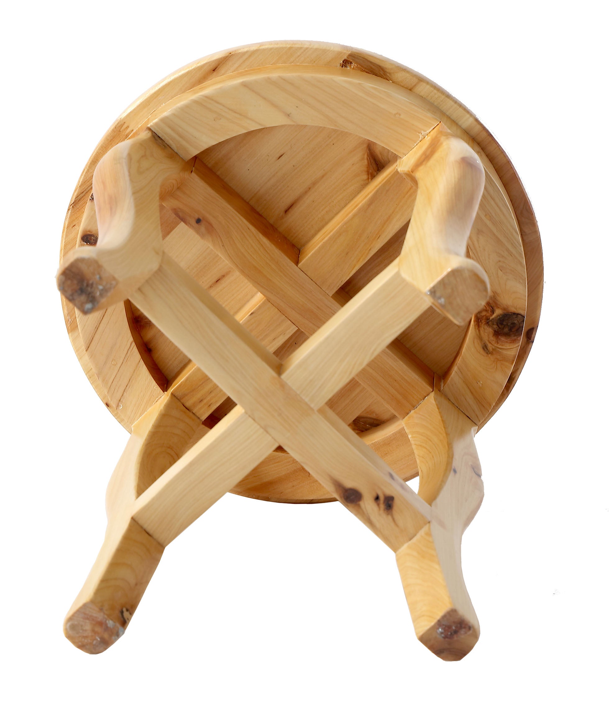 ALFI AB4406 11" Cedar Wood Round  Stool Multi-Purpose Accessory