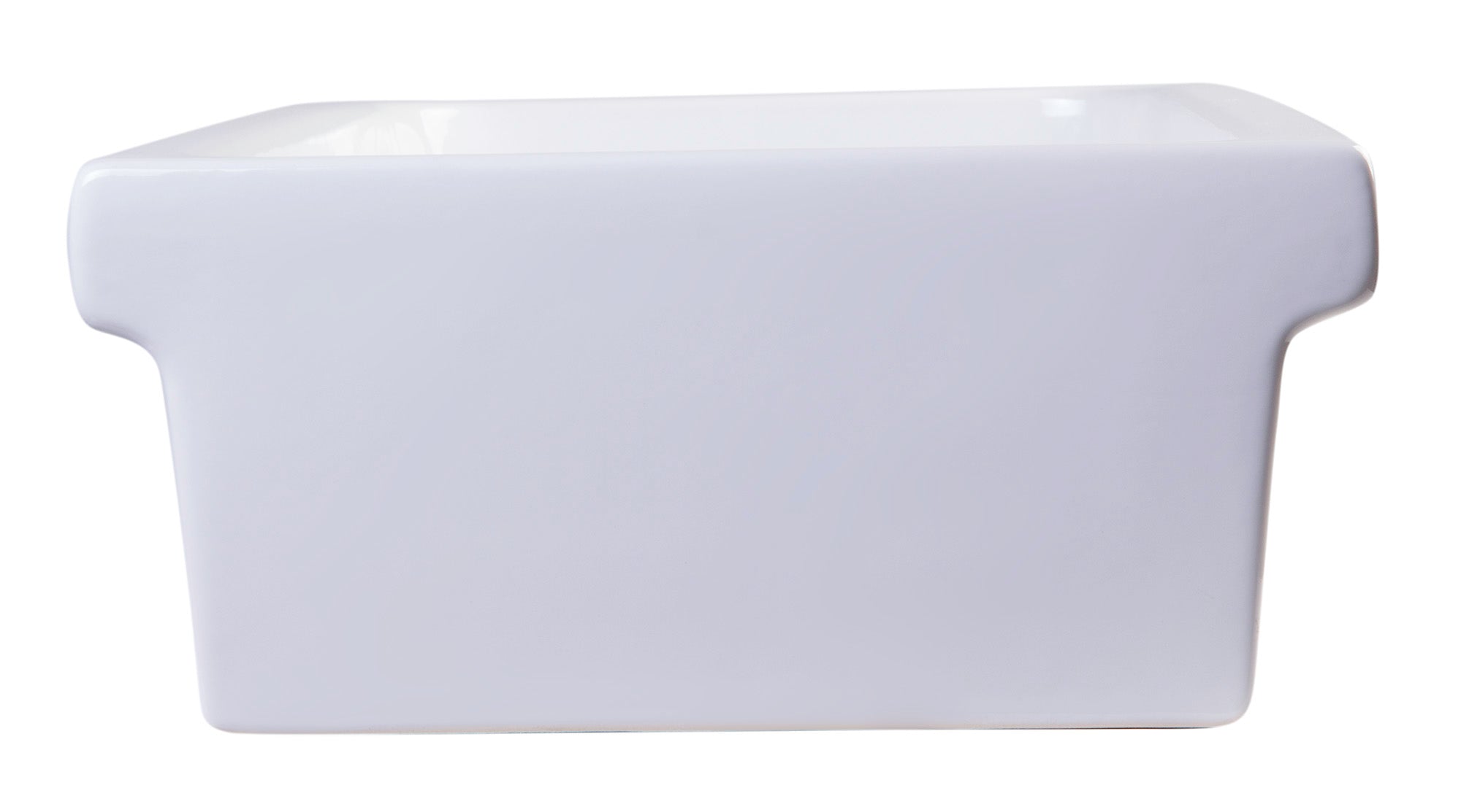 ALFI AB36TR  36" White Above Mount Fireclay Bath Trough Sink