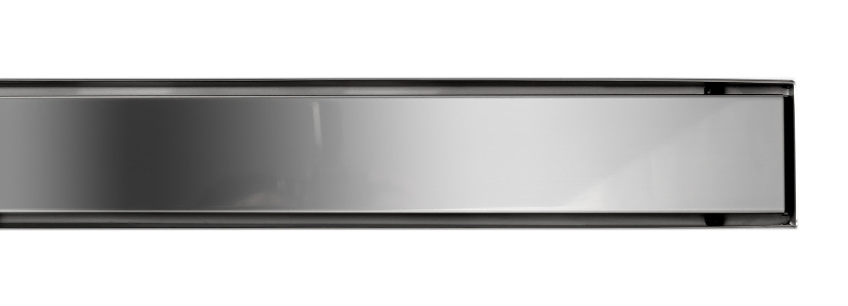 ALFI ABLD59B-PSS 59" Polished Stainless Steel Linear Shower Drain with Solid Cover