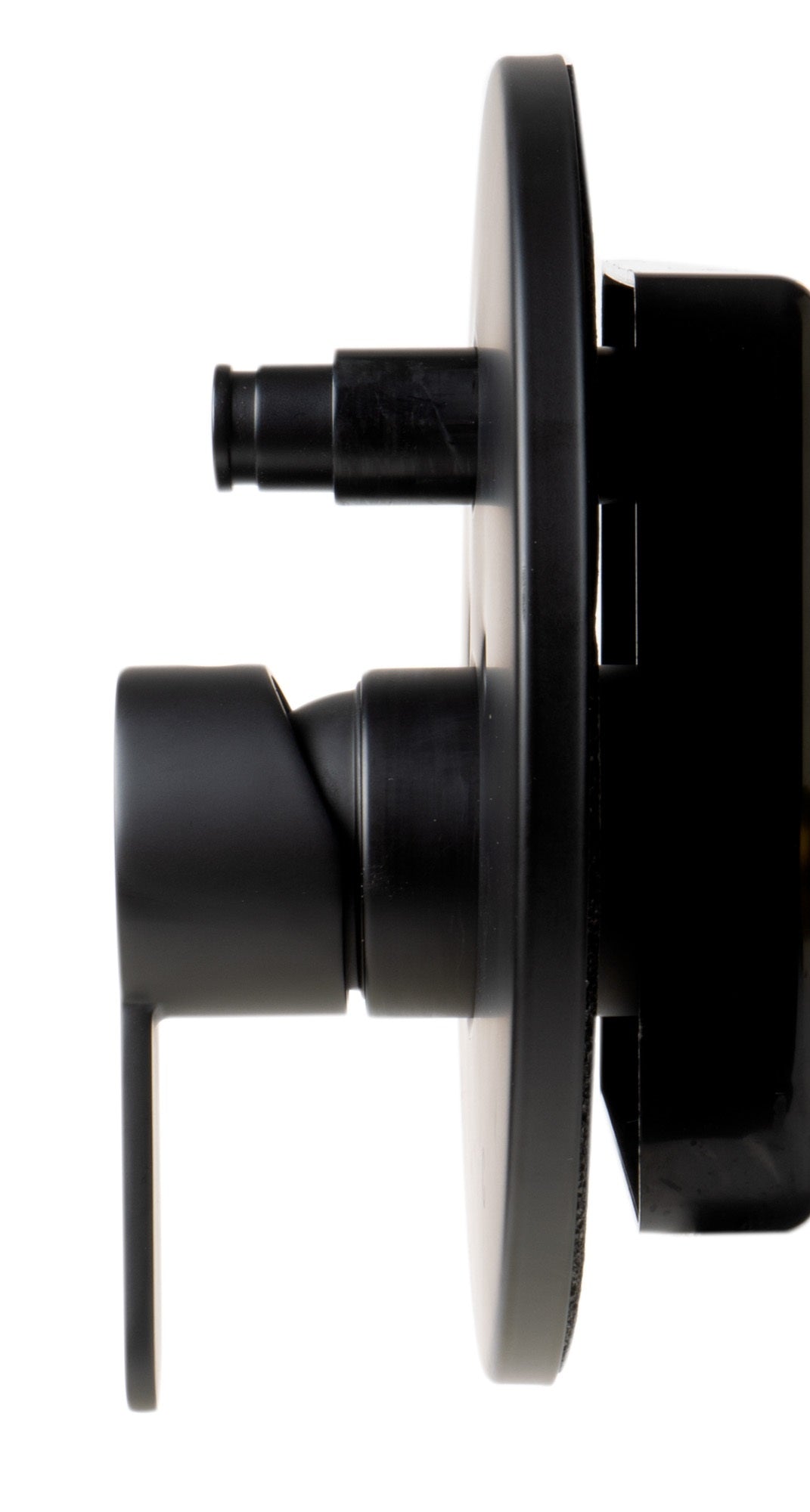 ALFI AB3101-BM Black Matte Shower Valve with Rounded Lever Handle and Diverter