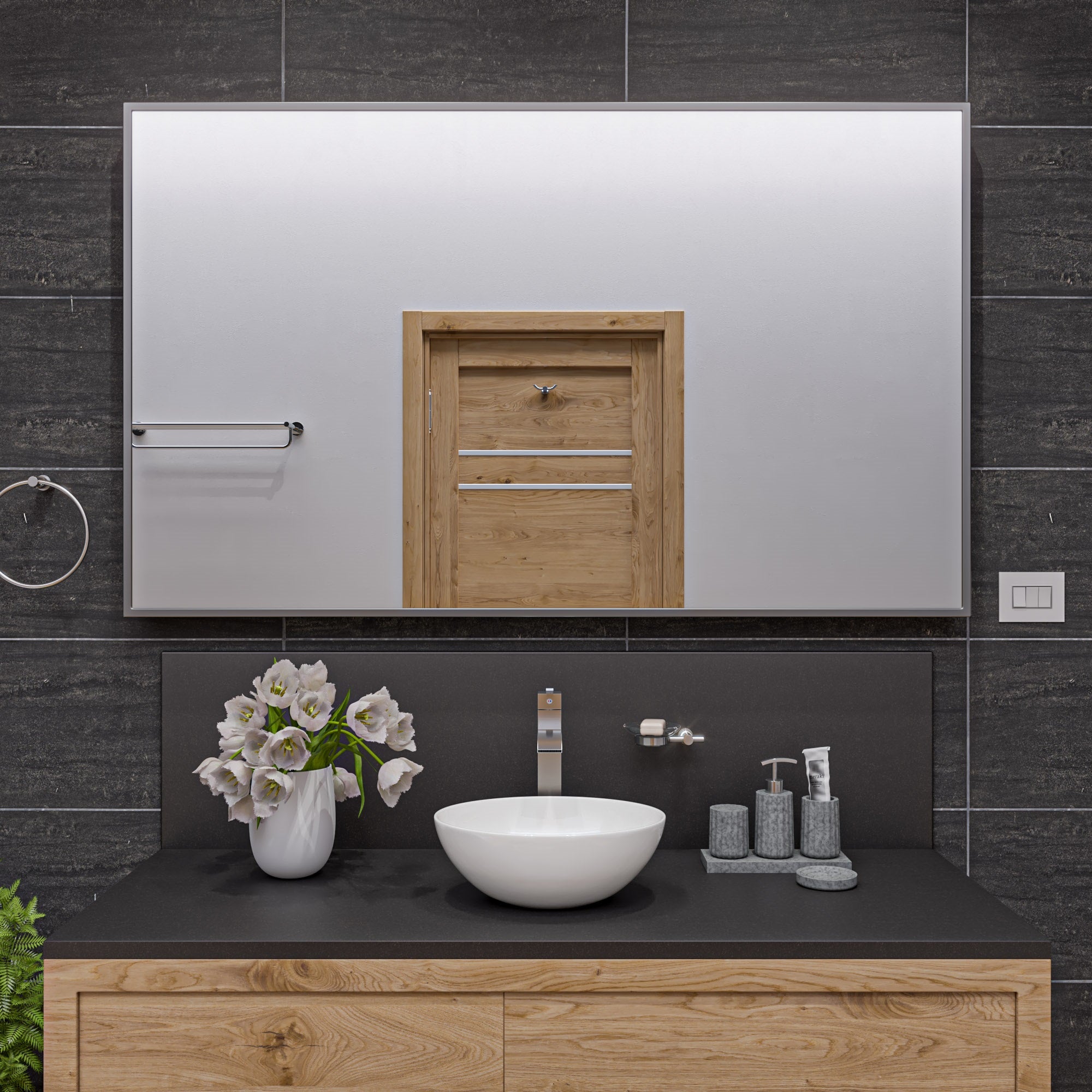 ALFI ABC913 White 16" Egg Shape Above Mount Ceramic Sink