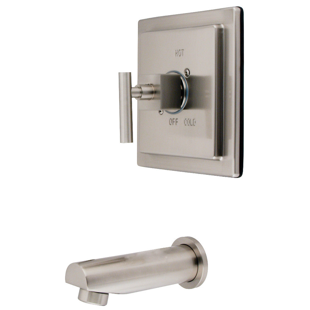 Kingston Brass KB8658CQLTO Claremont Single-Handle Pressure Balanced Tub Faucet, Brushed Nickel