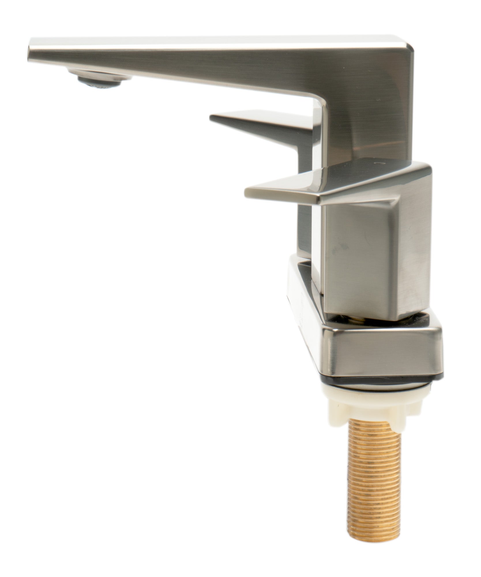 ALFI AB1020-BN Brushed Nickel Two-Handle 4'' Centerset Bathroom Faucet
