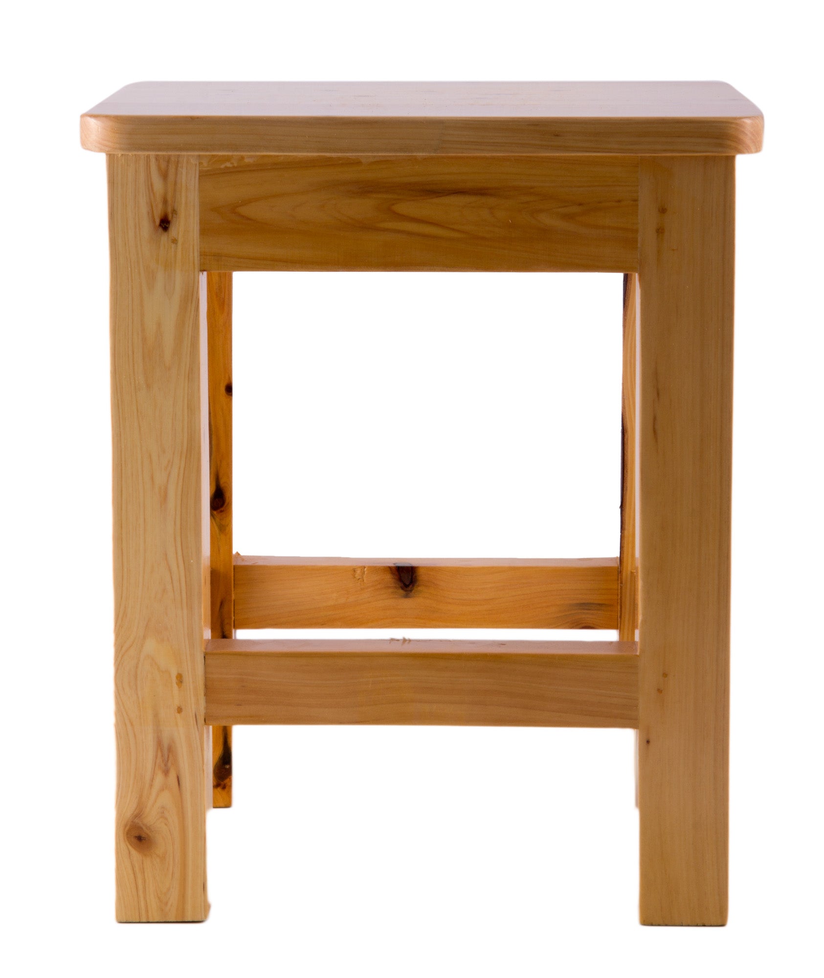 ALFI AB4407 10"x10" Square Wooden Bench/Stool Multi-Purpose Accessory