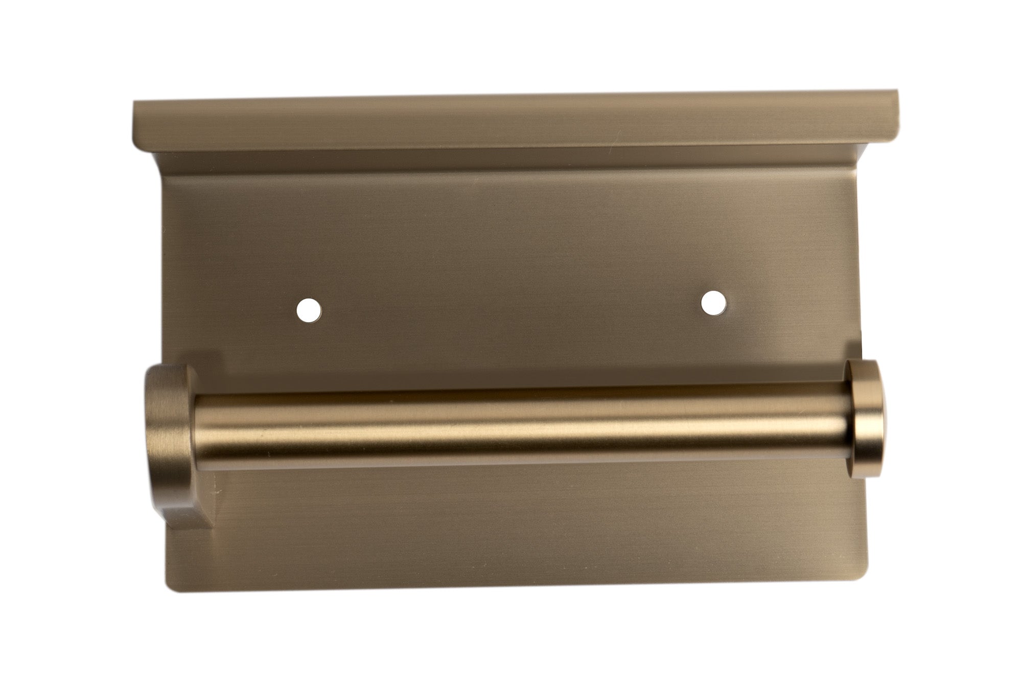 ALFI ABTPP66-BG Brushed Gold PVD Stainless Steel Toilet Paper Holder with Shelf