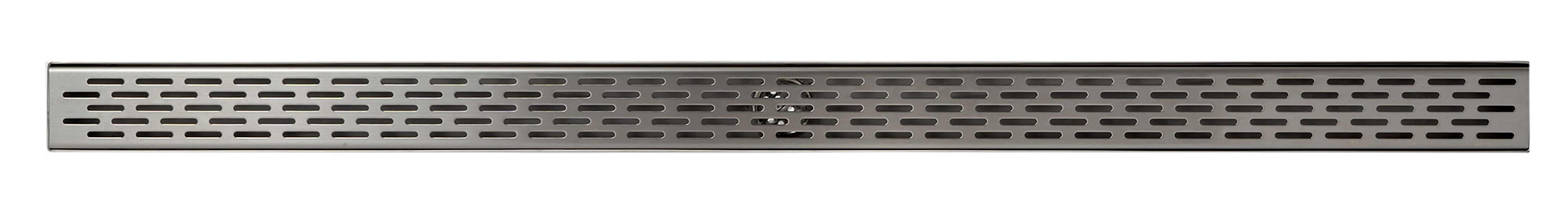 ALFI ABLD47C-BSS 47" Stainless Steel Linear Shower Drain with Groove Holes